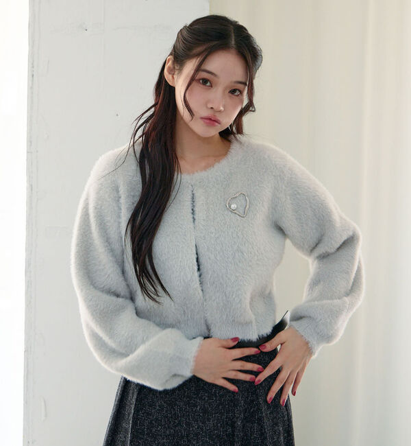 archives「【ＳＥＴＵＰ対応ダブルフェイスフェザーニットカーディガン】」|カーディガン|