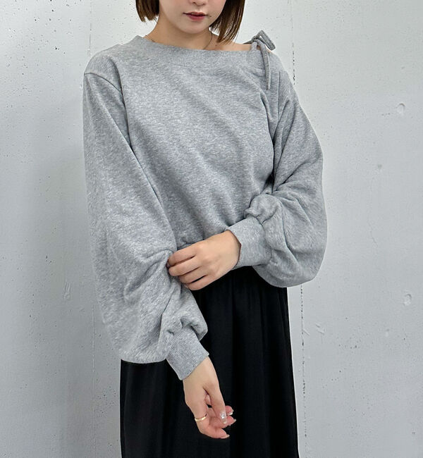archives「肩リボンワンショルスウェット」|Tシャツ・カットソー|