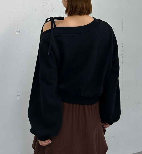 archives「肩リボンワンショルスウェット」|Tシャツ・カットソー|