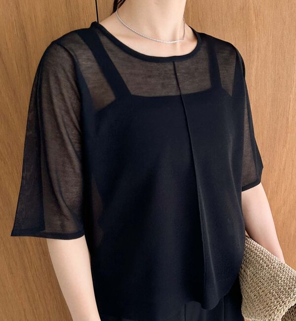 Doux archives「シアーニットアンサンブル」|カーディガン|