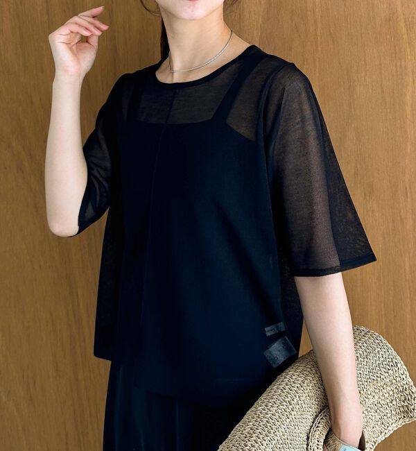 Doux archives「シアーニットアンサンブル」|カーディガン|