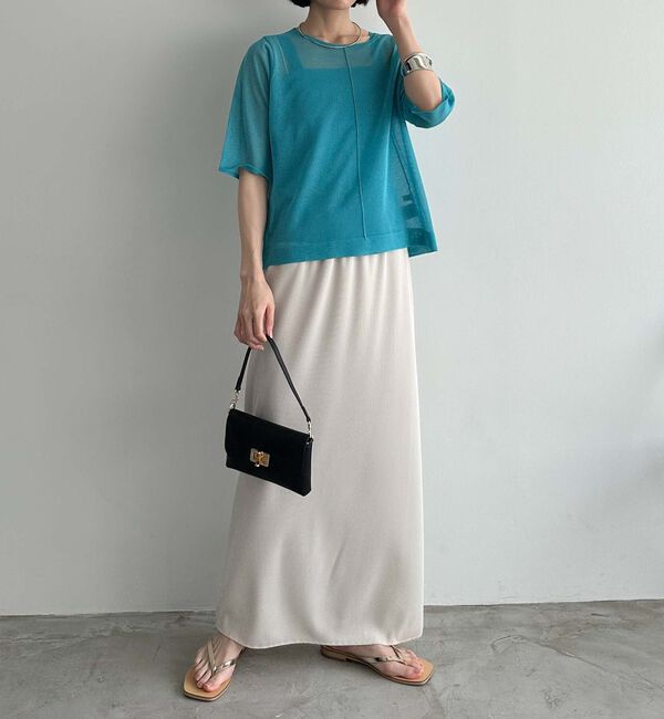 Doux archives「シアーニットアンサンブル」|カーディガン|