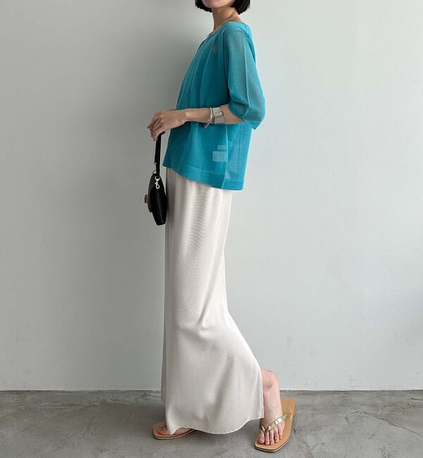 Doux archives「シアーニットアンサンブル」|カーディガン|