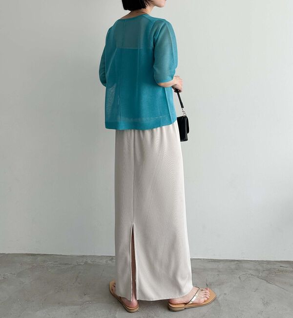 Doux archives「シアーニットアンサンブル」|カーディガン|