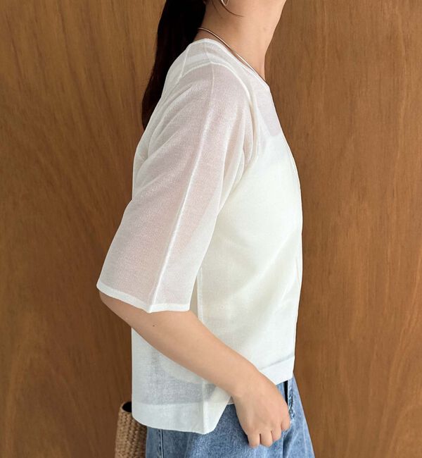 Doux archives「シアーニットアンサンブル」|カーディガン|