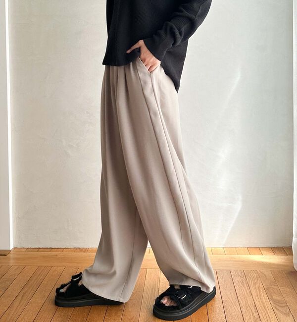 Doux archives「ジョーゼットラインバルーンパンツ」|チノ|BEIGE