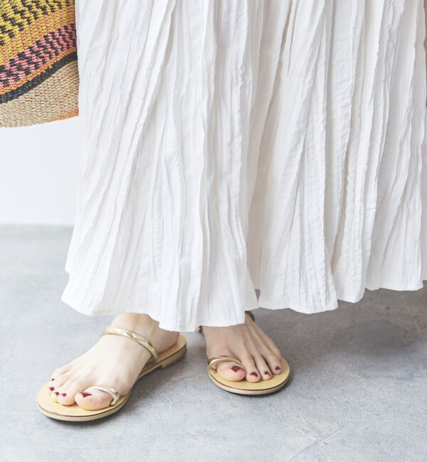 Doux archives「ワッシャーフレアスカート」|スカート|