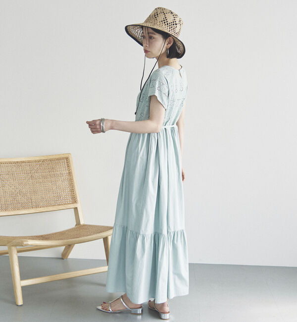 Doux archives「カットワークレースティアードワンピース」|ワンピース|