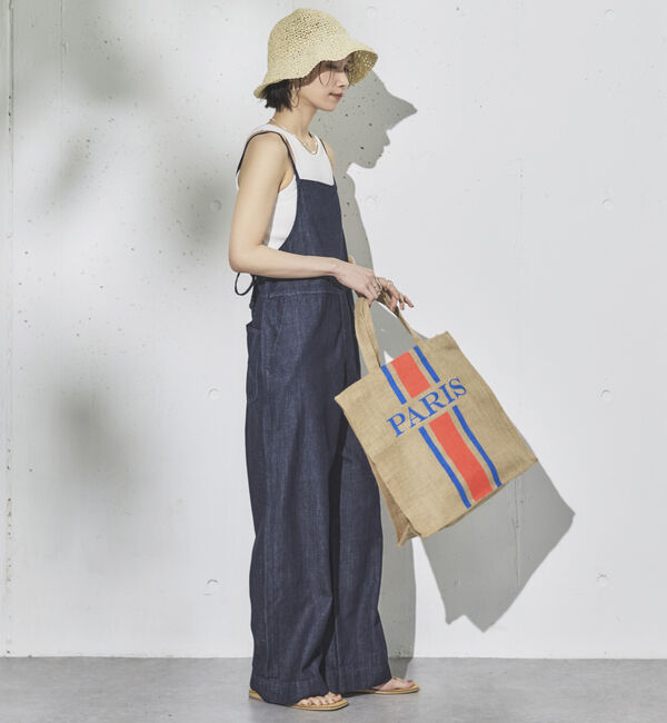 Doux archives「［Ｍａｉｓｏｎ　Ｂｅｎｇａｌ］ロゴジュートトート」|トートバッグ|