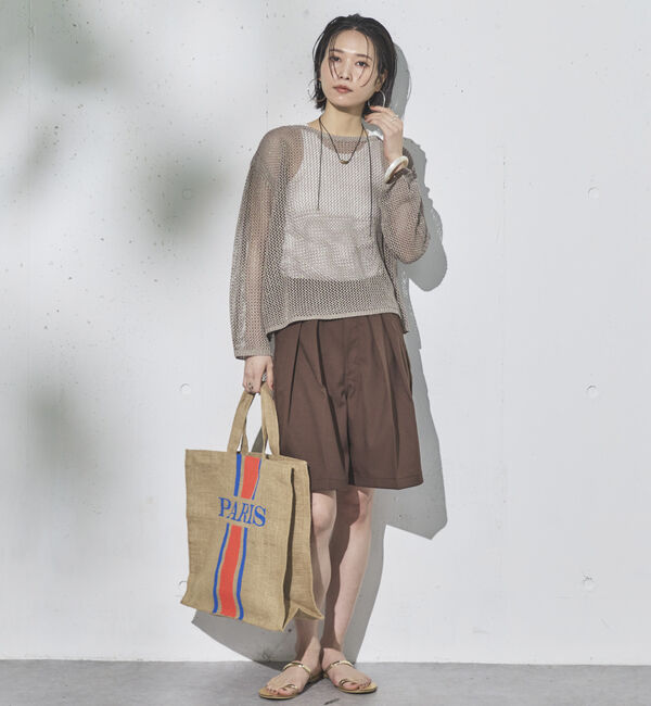 Doux archives「［Ｍａｉｓｏｎ　Ｂｅｎｇａｌ］ロゴジュートトート」|トートバッグ|