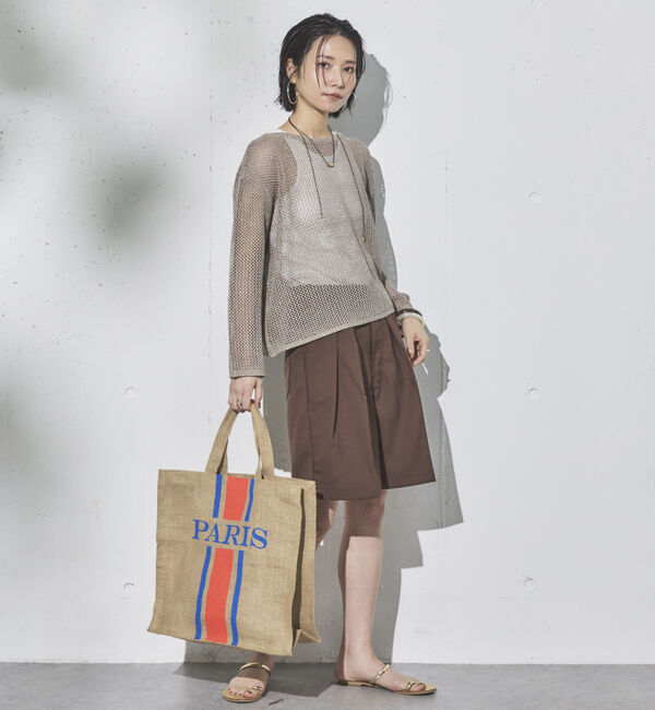 Doux archives「［Ｍａｉｓｏｎ　Ｂｅｎｇａｌ］ロゴジュートトート」|トートバッグ|