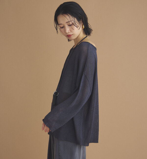 Doux archives「ペーパーヤーンプルオーバー」|ニット・セーター|