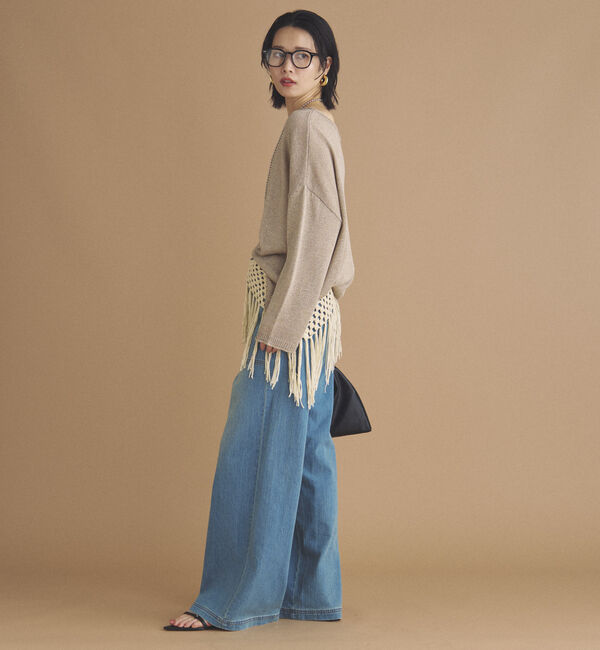 Doux archives「ペーパーヤーンプルオーバー」|ニット・セーター|