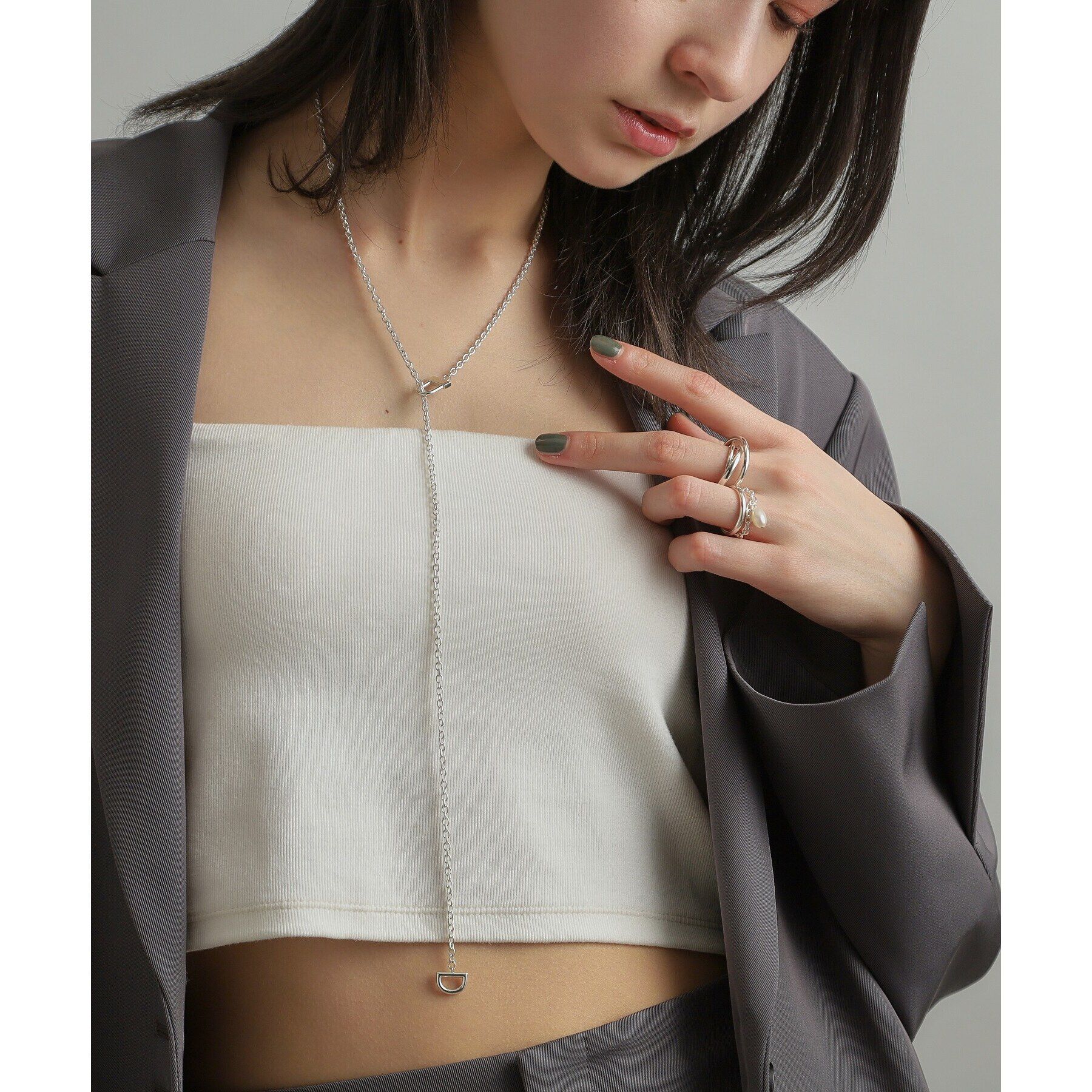 COCOSHNIK ONKITSCH「シルバー バンドリング トリプル」|リング|