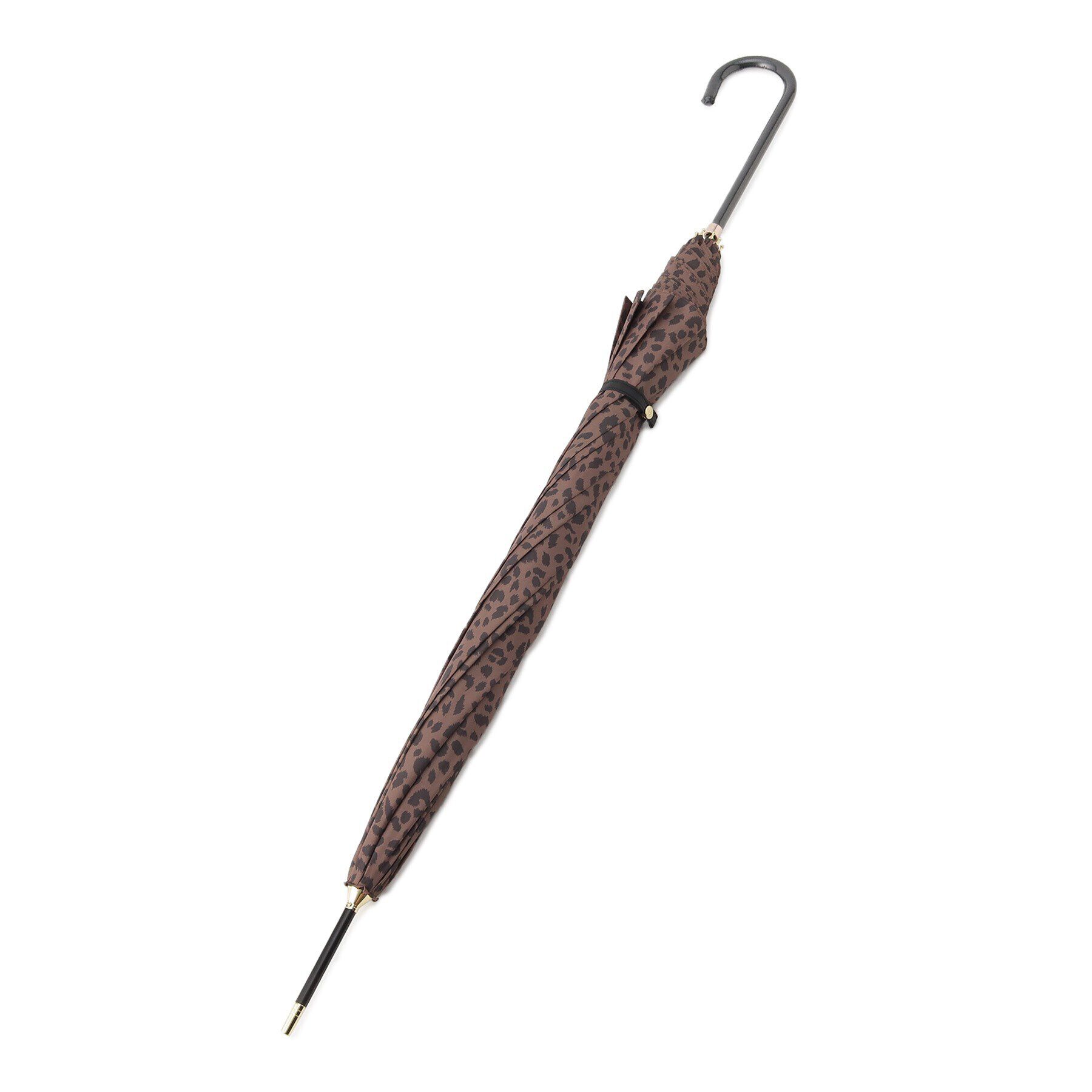 SHOO･LA･RUE「【長傘/晴雨兼用】because レオパード柄アンブレラ」|傘|