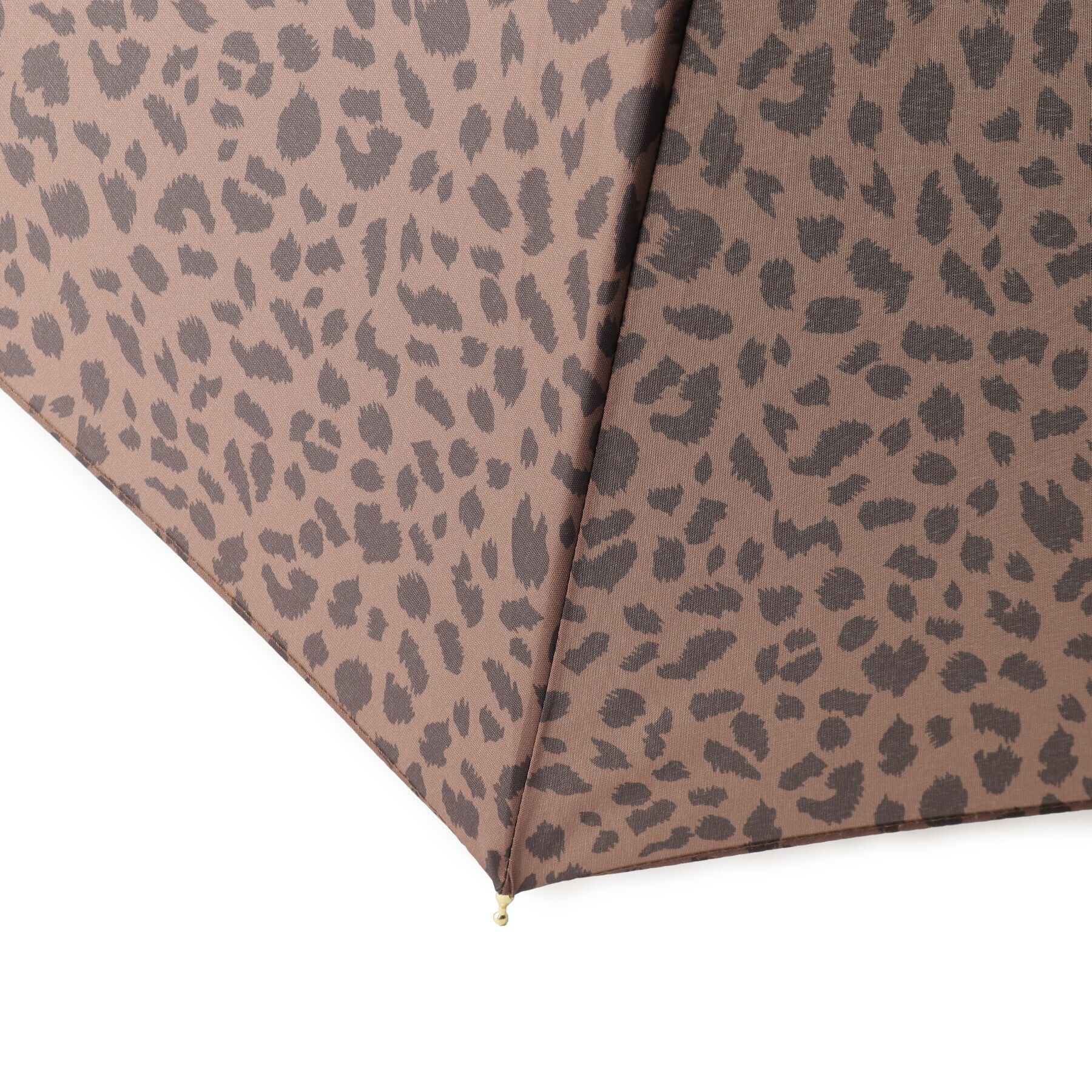 SHOO･LA･RUE「【長傘/晴雨兼用】because レオパード柄アンブレラ」|傘|