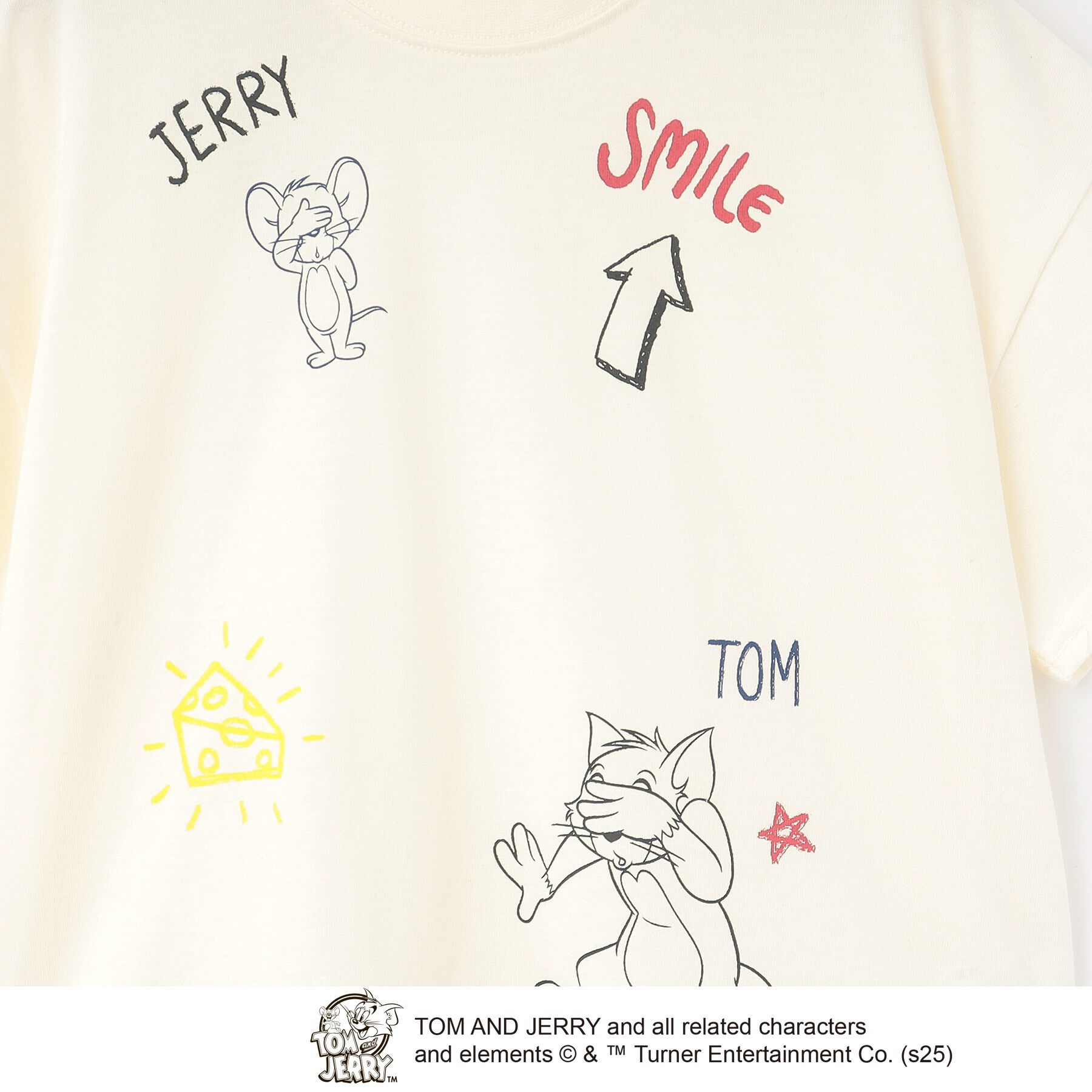 SHOO･LA･RUE「【TOM and JERRY】ひんやりラクガキTシャツ」|Tシャツ・カットソー|