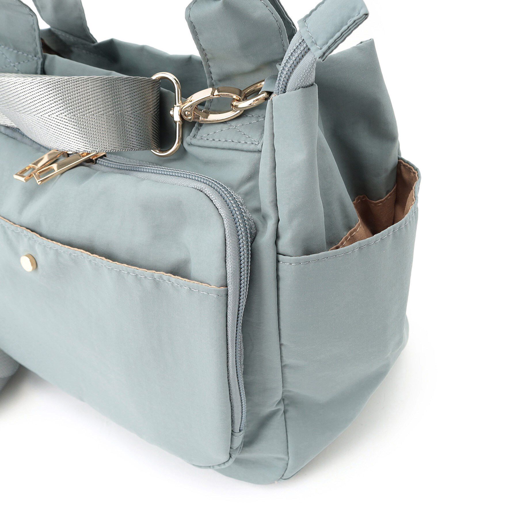 SHOO･LA･RUE「【撥水／2WAY】フロントポケット10ポケットトートバッグ」|トートバッグ|