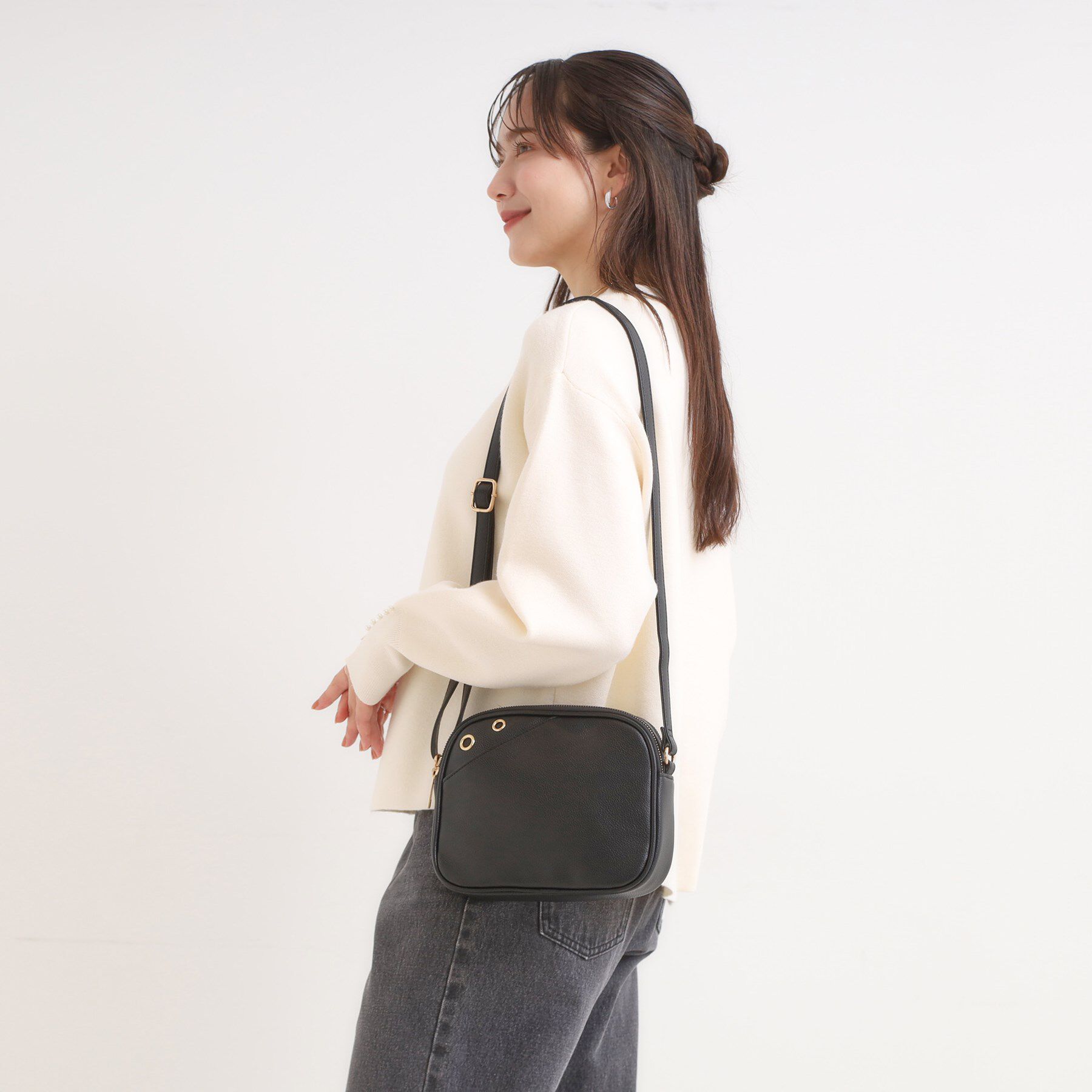 SHOO･LA･RUE「ハトメボックスショルダーバッグ」|ショルダー・メッセンジャー|