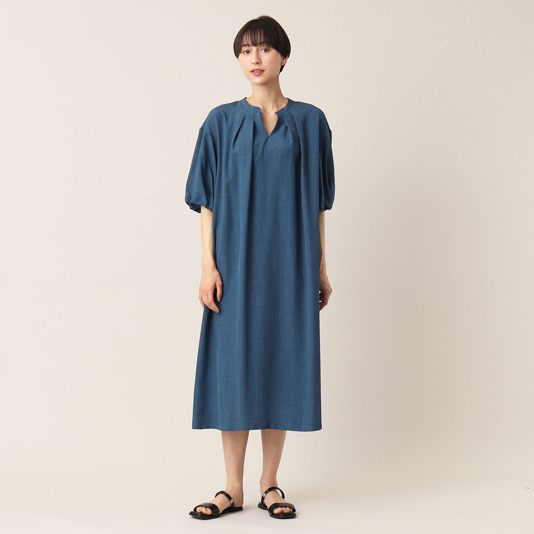 Dessin「【洗える】バルーンスリーブワンピース」|ワンピース|