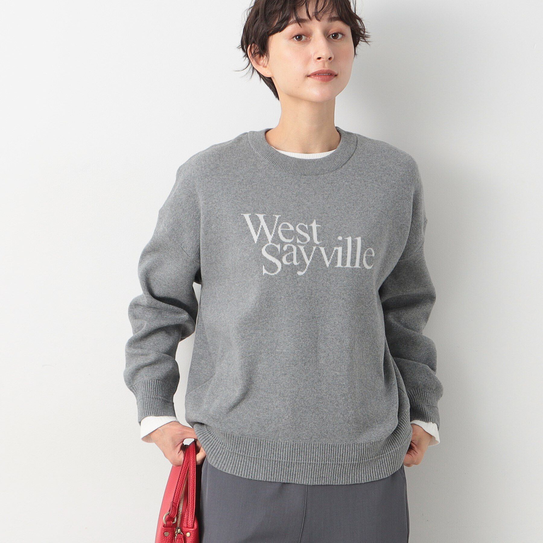 Dessin「【洗える】ロゴジャカードニット（XS～L）」|ニット・セーター|