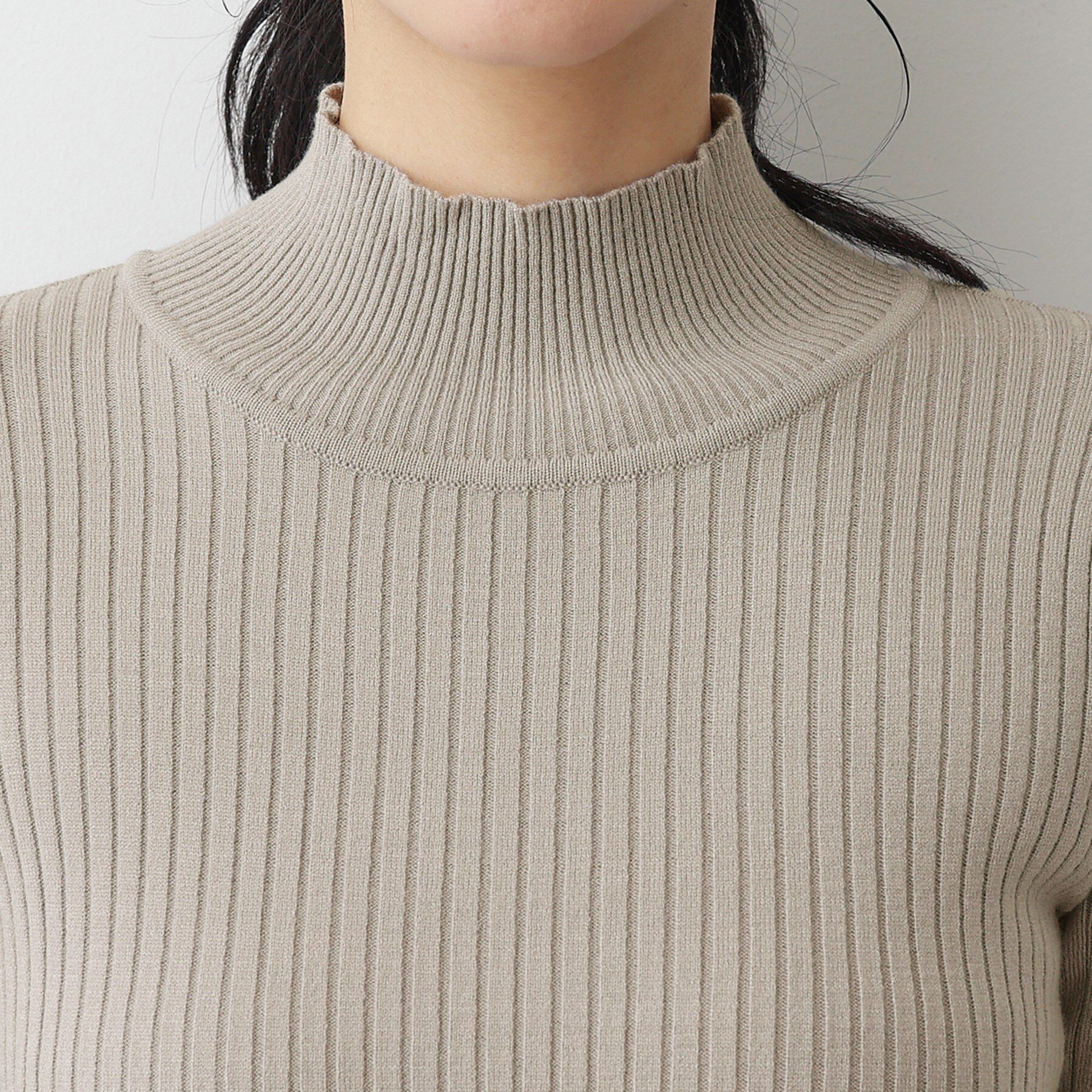 Dessin「【2点セット・洗える】シャギーベストニットワンピース」|スーツ|