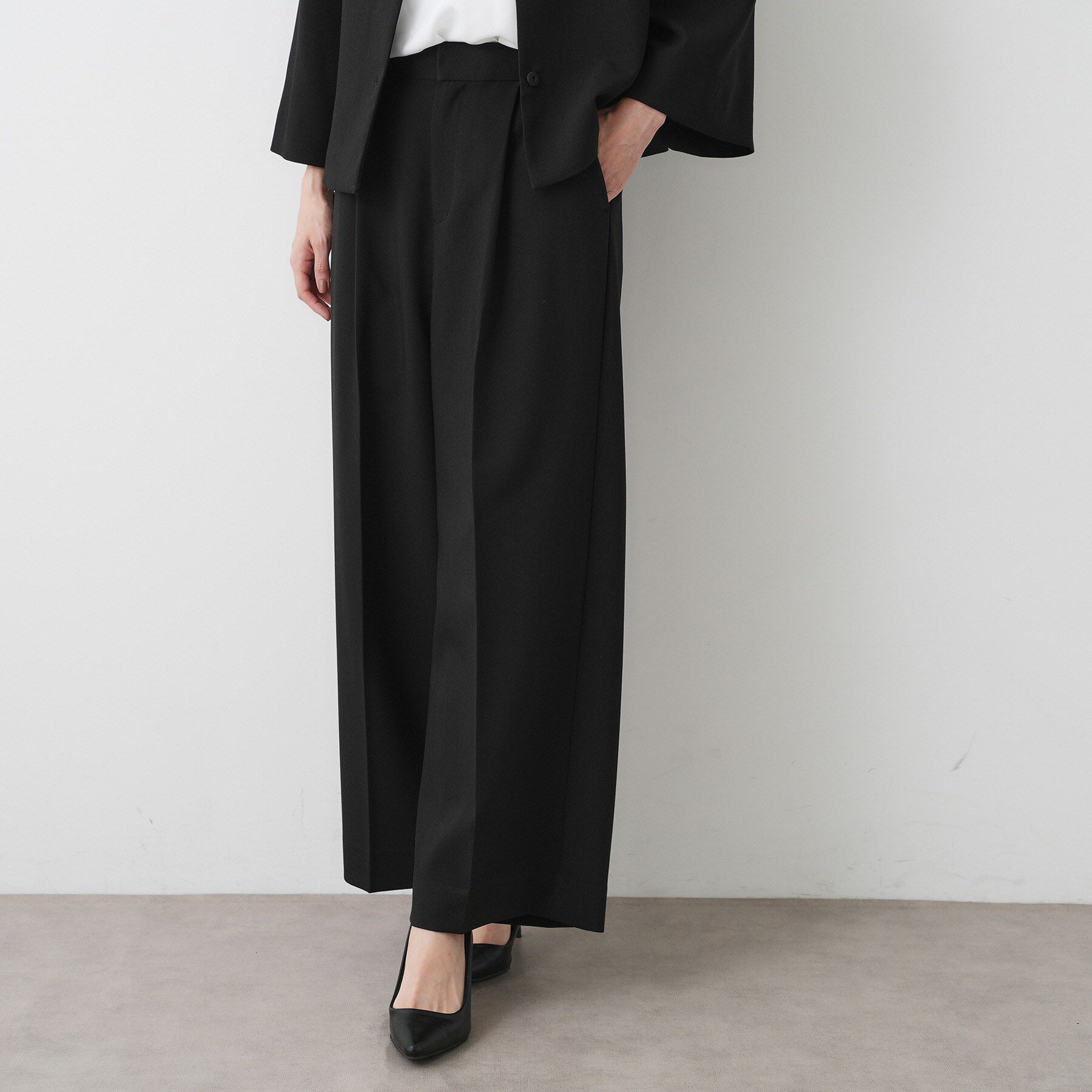 Dessin「【入卒／セレモニー／セットアップ可能】ダブルクロスワイドパンツ」|その他|