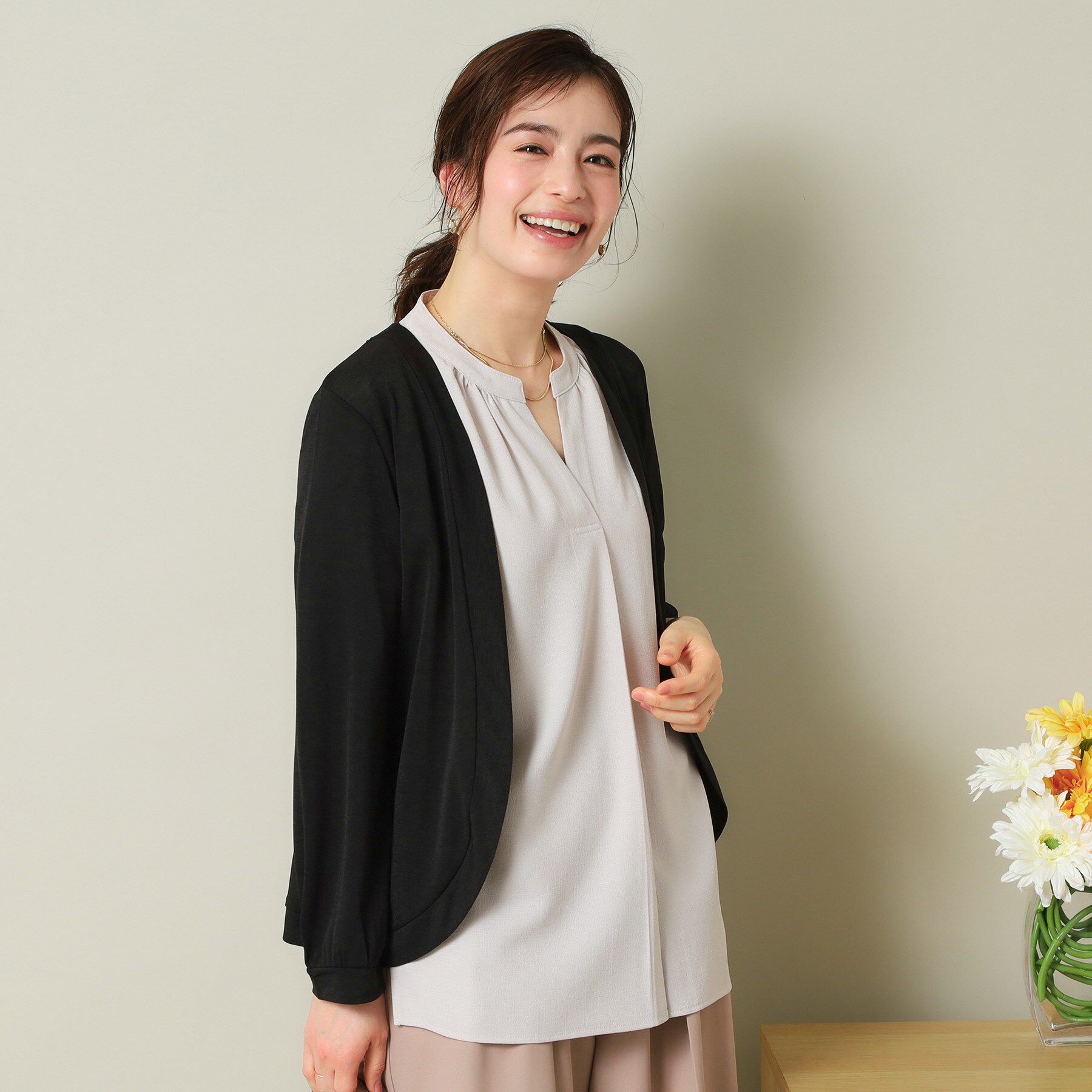 ITS&rsquo;DEMO「【UVカット／手洗い可】 ボレロ」|カーディガン|