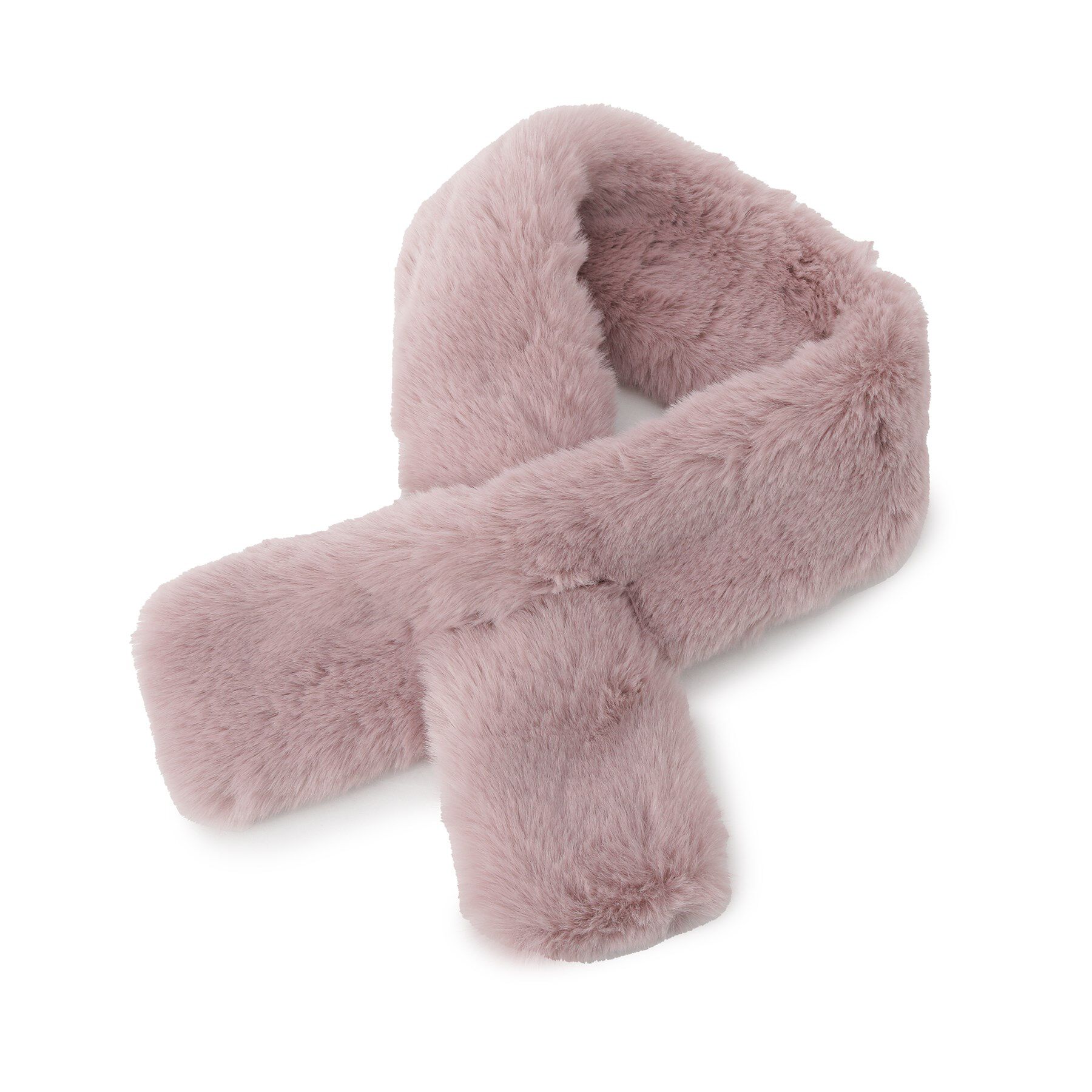 ITS&rsquo;DEMO「【6色展開】ミニファーマフラー」|ストール|ピンク(072)