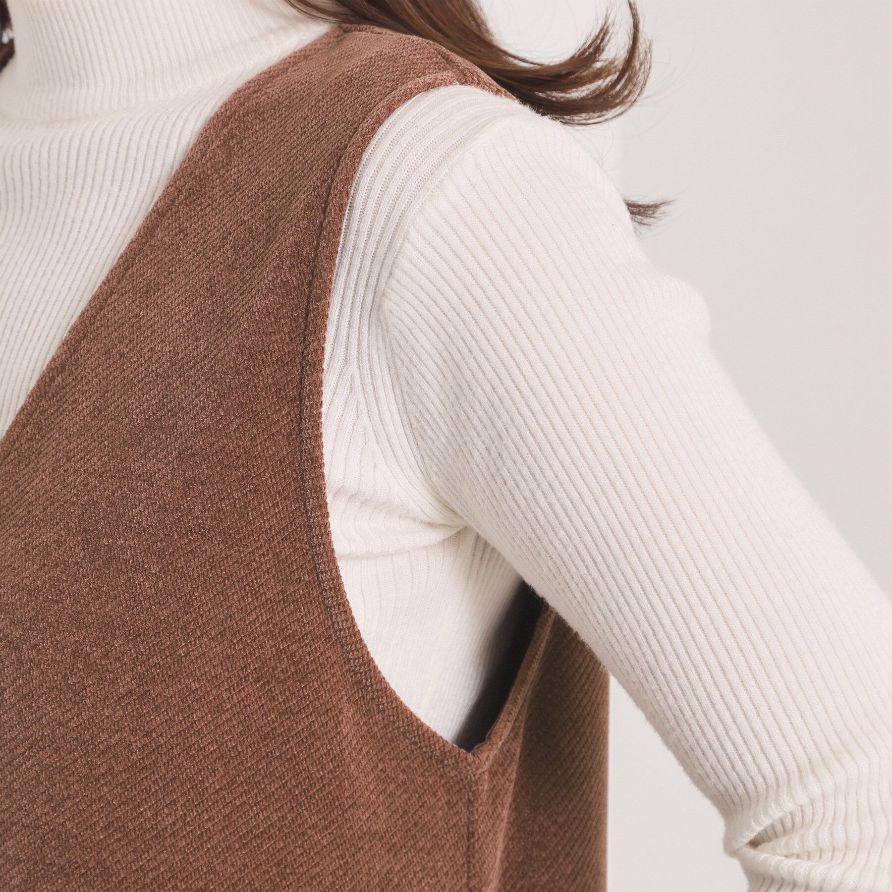 ITS&rsquo;DEMO「【手洗い可】カットツイルジャンスカ」|ワンピース|