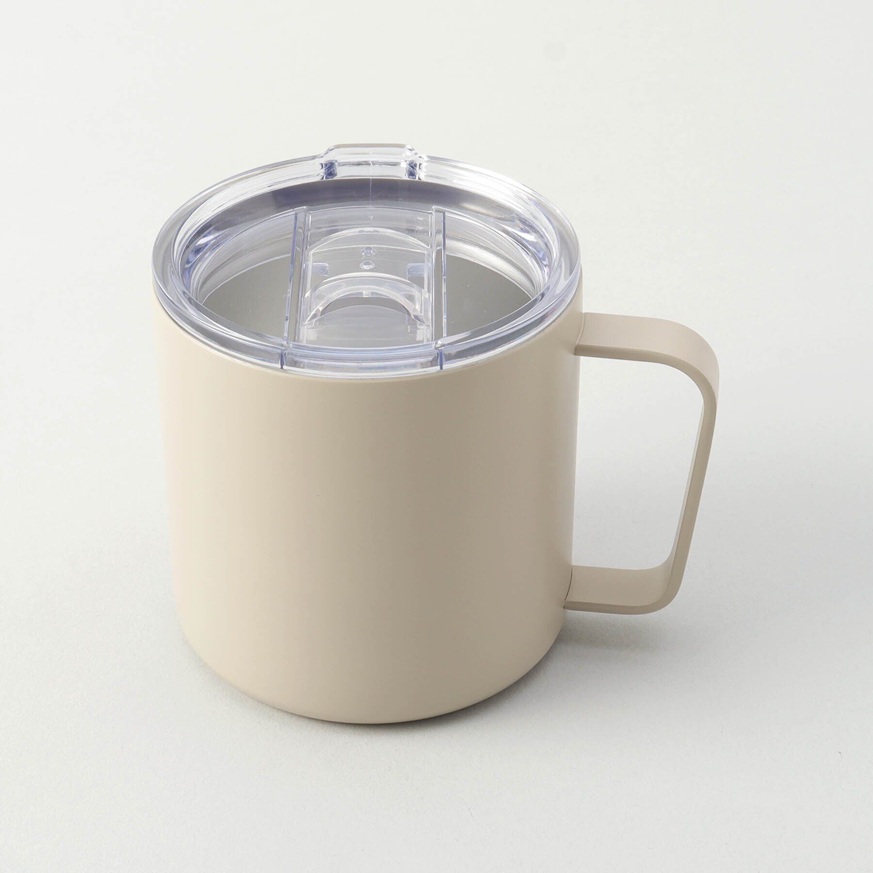 212 KITCHEN STORE「グッドフィーリング ステンレスマグ ベージュ フタ付」|グラス・マグカップ|その他