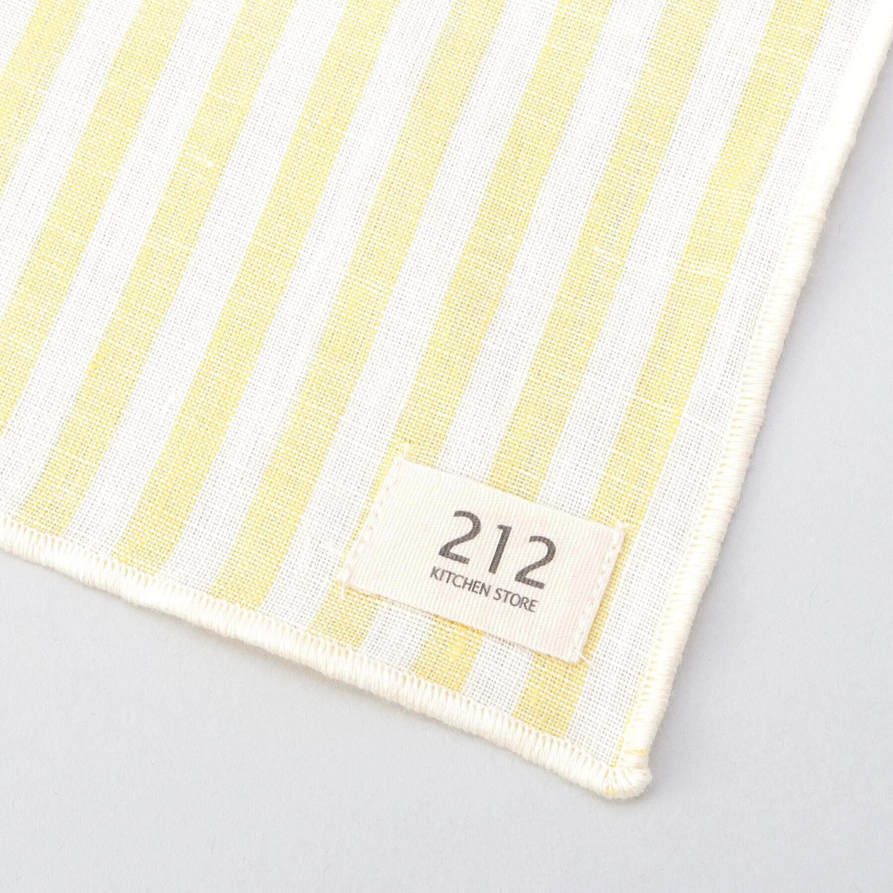 212 KITCHEN STORE「◆リネンストライプ キッチンクロスS WH&times;YE ＜212Kオリジナル ＞」|食器・キッチングッズ|
