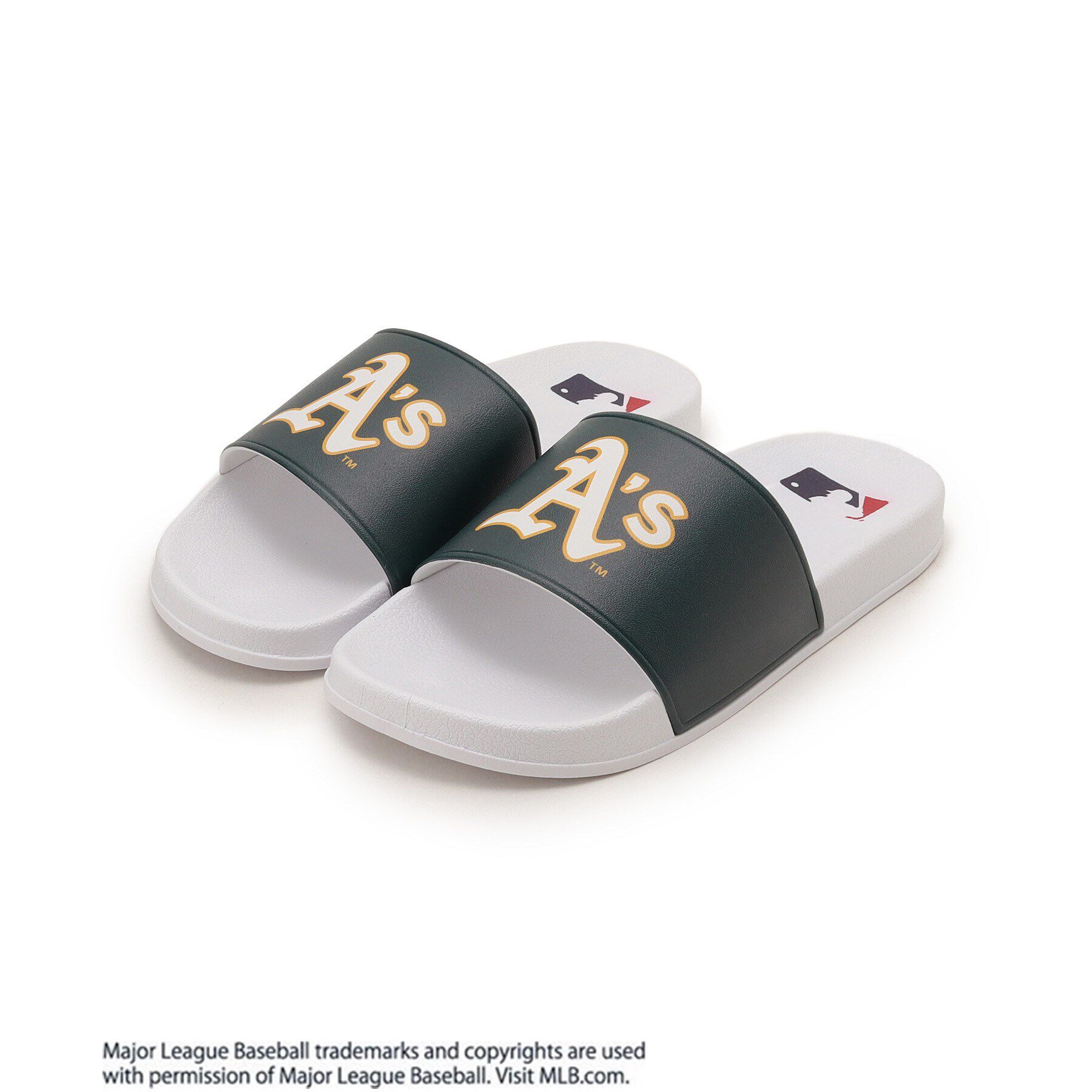 Grandedge「MLB サンダル【アスレチックス】」|サンダル|ｸﾞﾘｰﾝ(022)