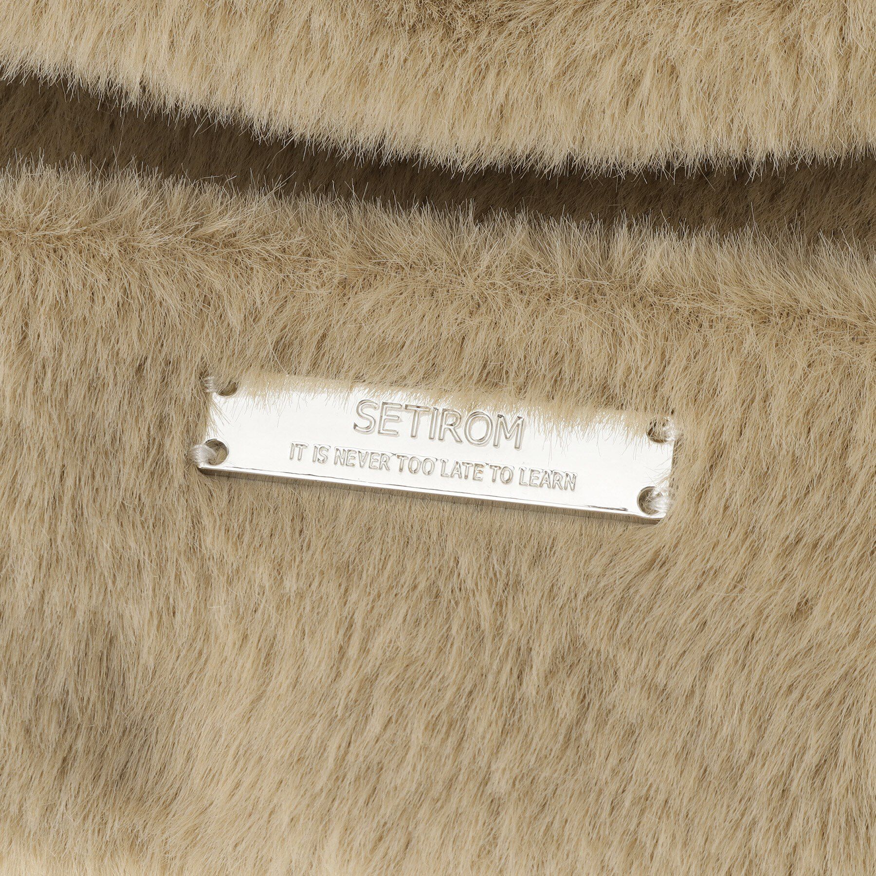 Grandedge「ファーねこみみニット帽」|ニット帽|