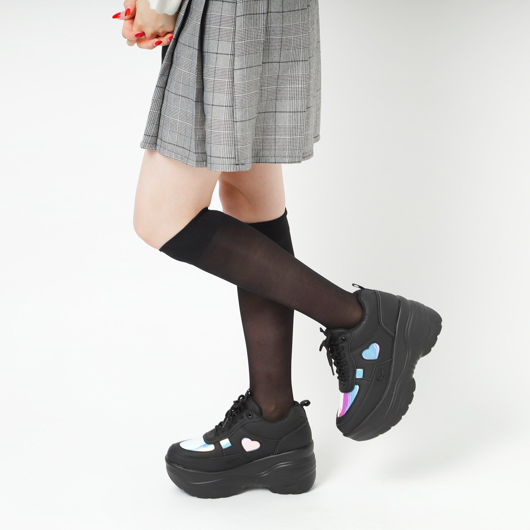 csT&P「厚底ハートオーロラスニーカー」|スニーカー|