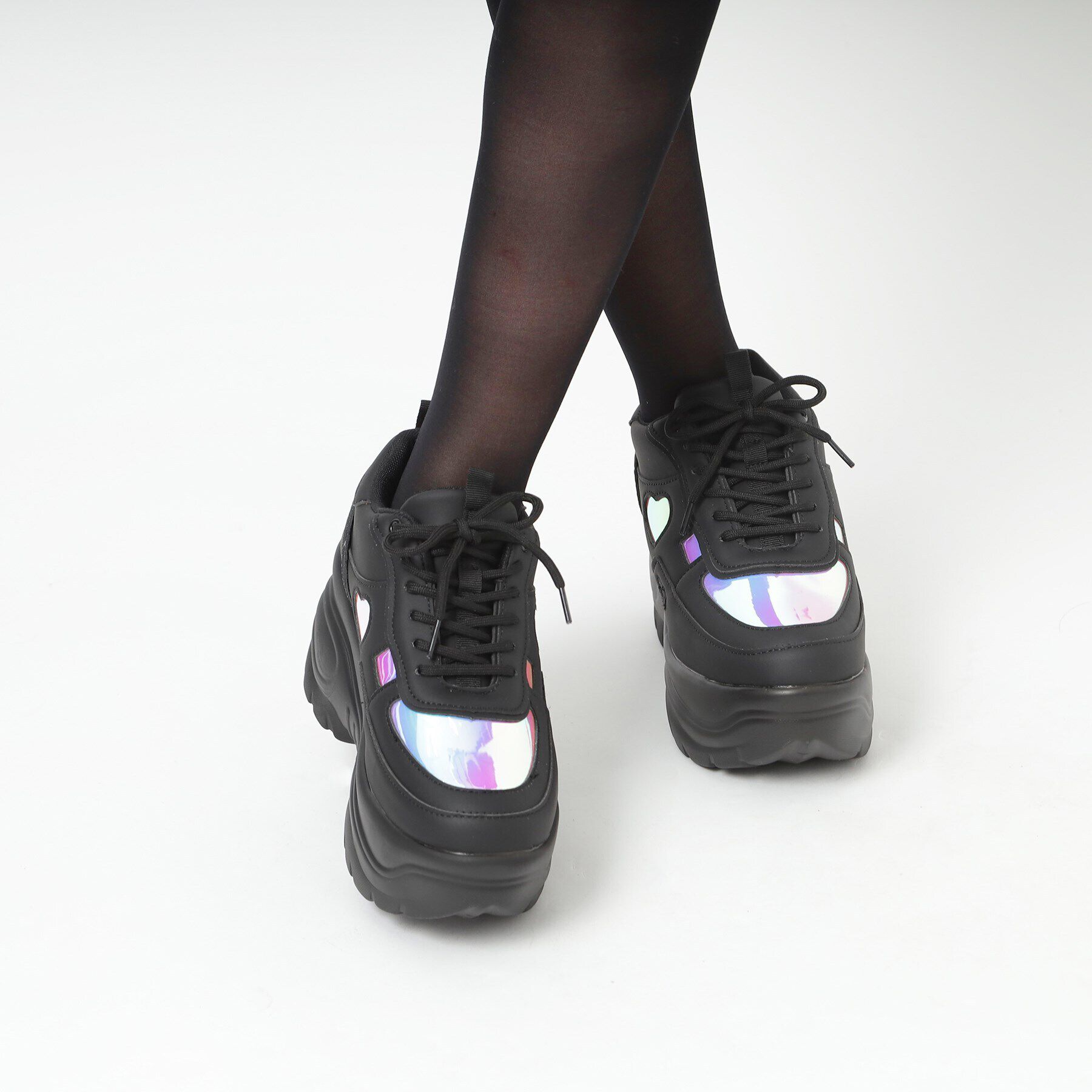 csT&P「厚底ハートオーロラスニーカー」|スニーカー|