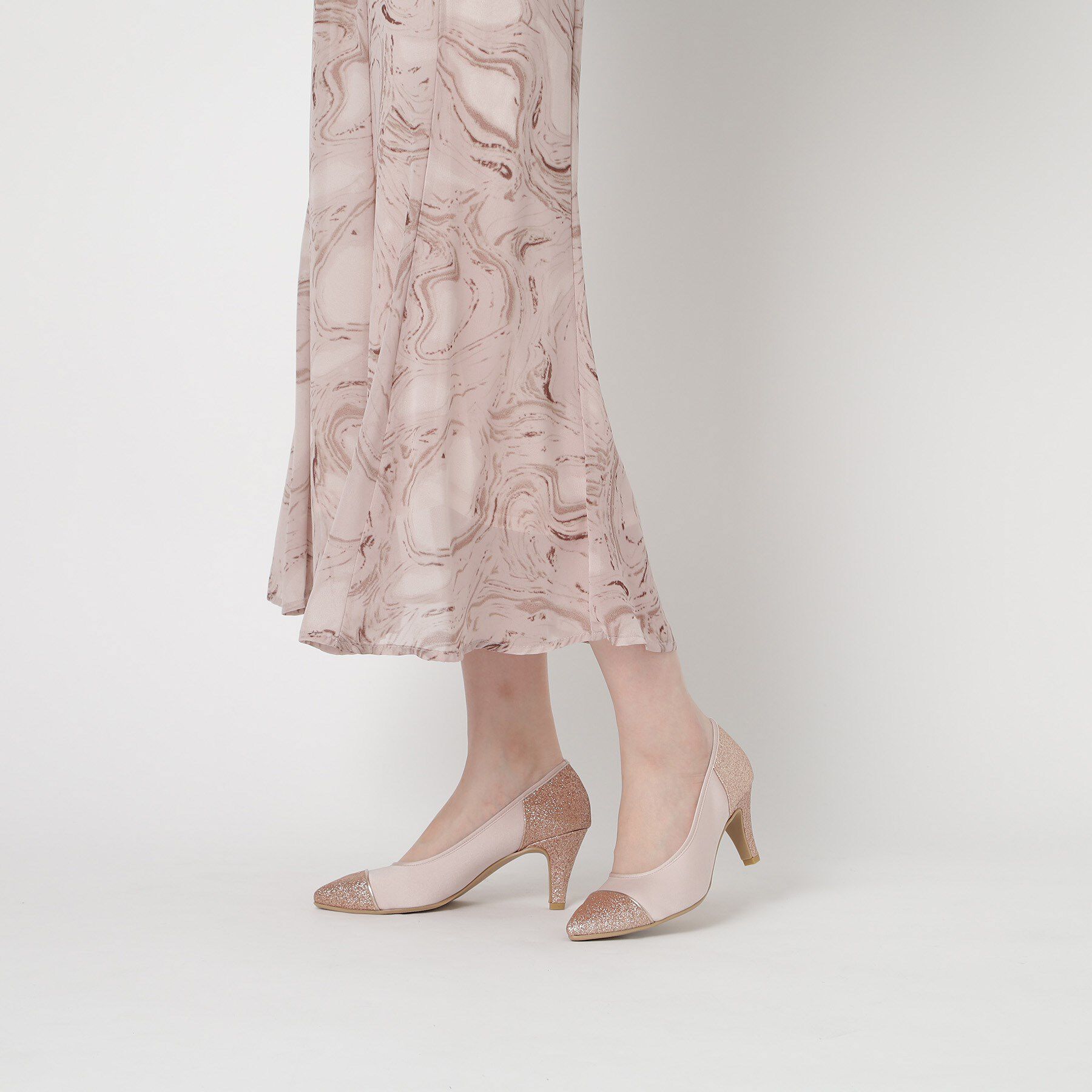 ESPERANZA「切替チュールレースパンプス」|パンプス|