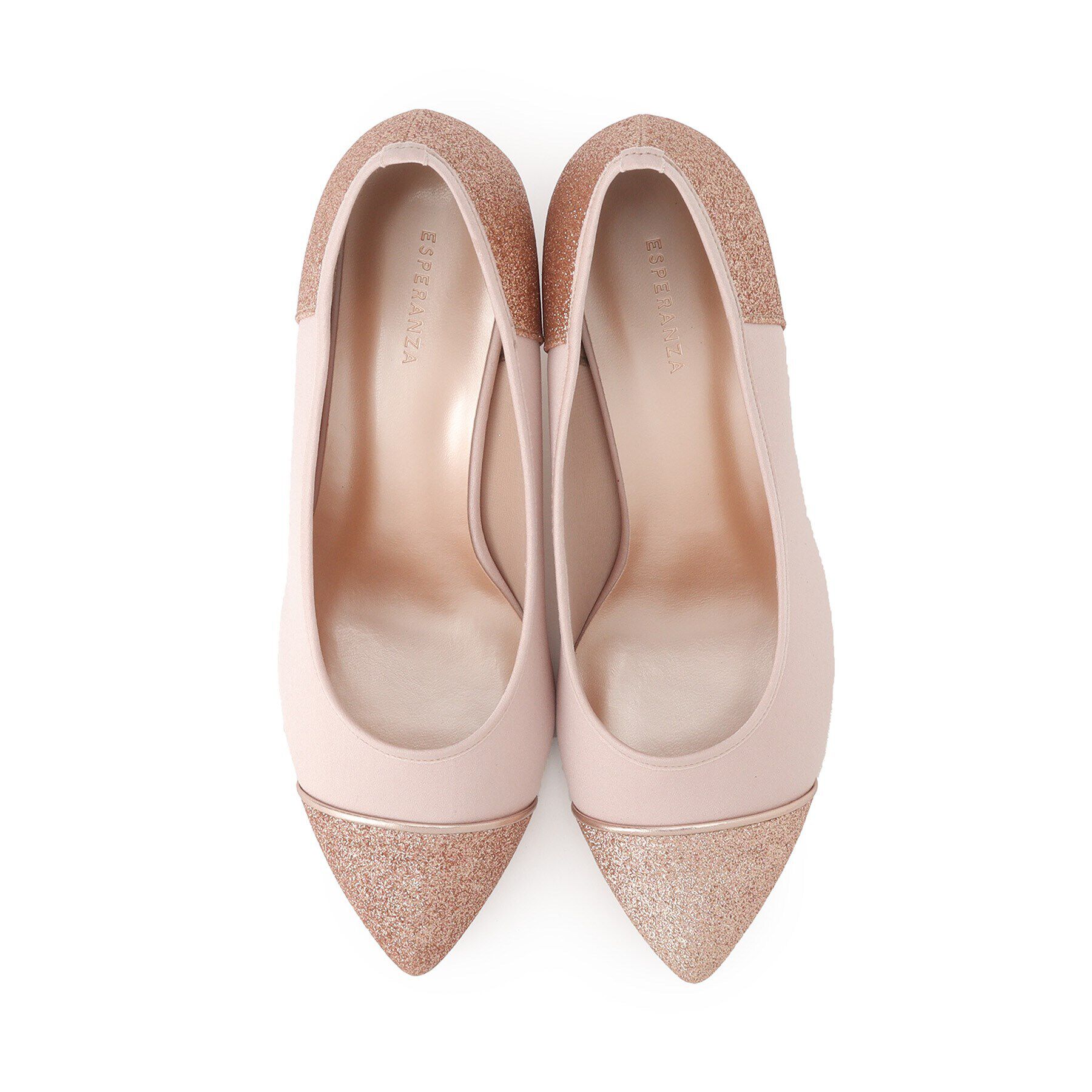 ESPERANZA「切替チュールレースパンプス」|パンプス|