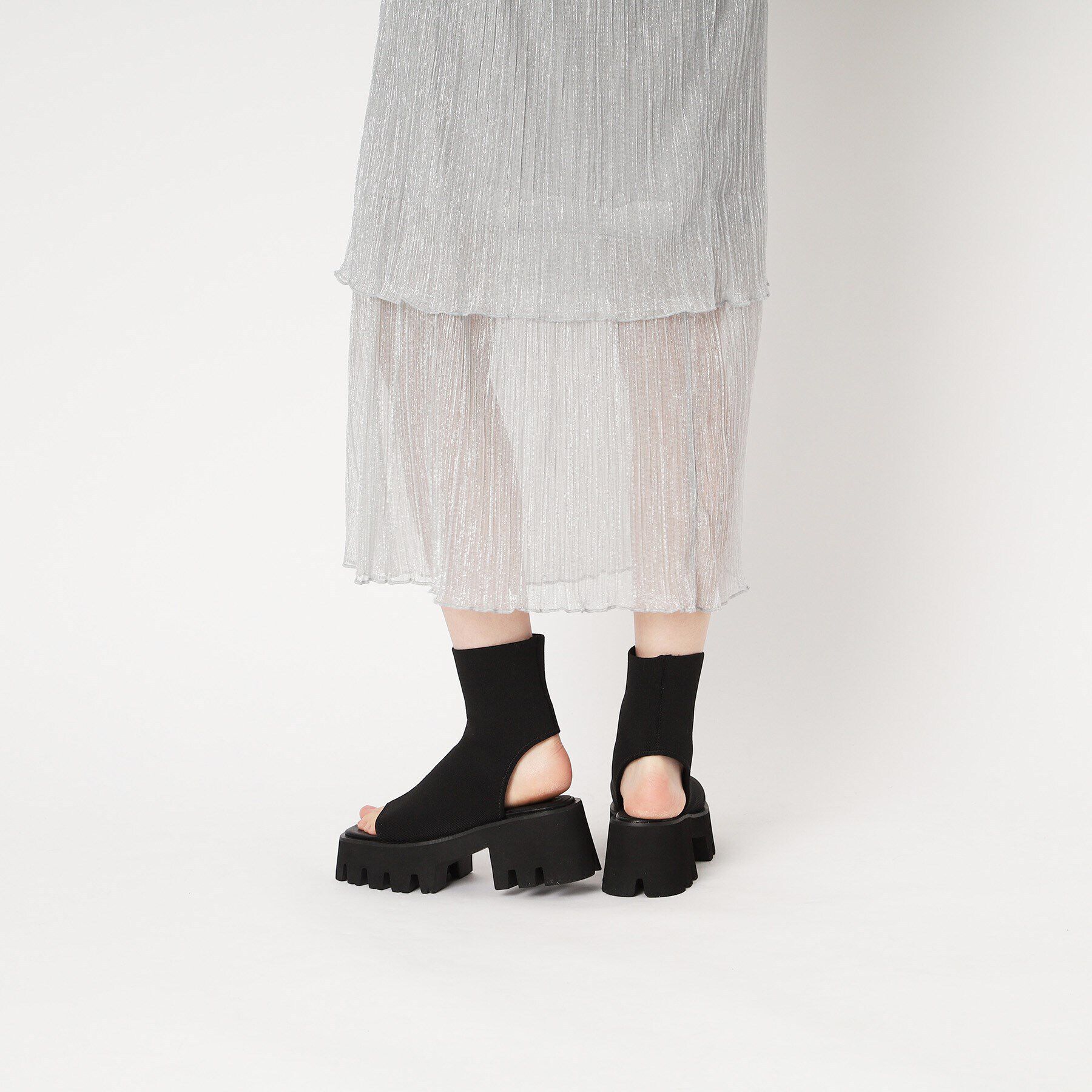 ESPERANZA「タンクソールニットブーサン 24SS」|ショートブーツ|