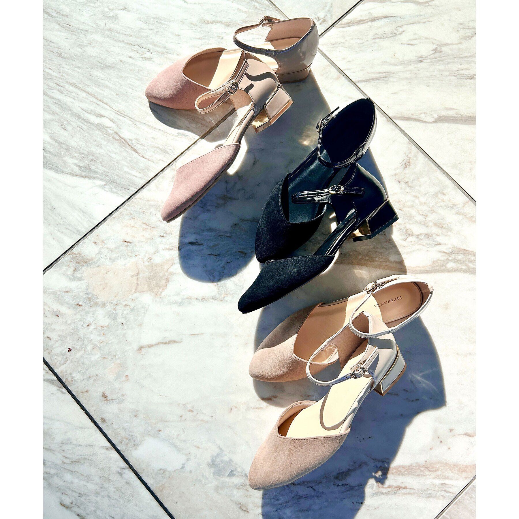 ESPERANZA「セパレートらくちんパンプス 結婚式二次会 パーティー 24SS」|パンプス|