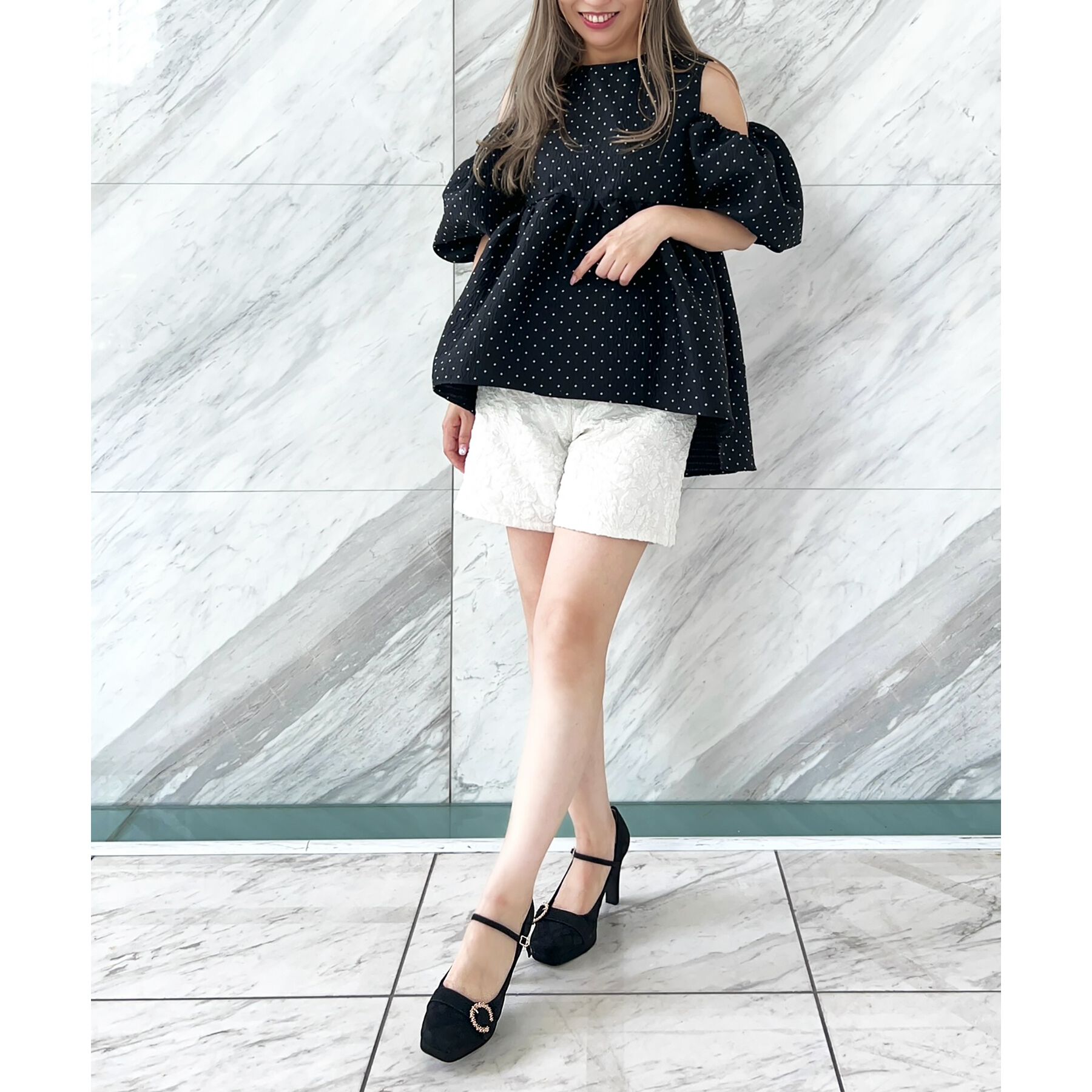 ESPERANZA「《先行予約》オリジナルキルティングパンプス」|パンプス|