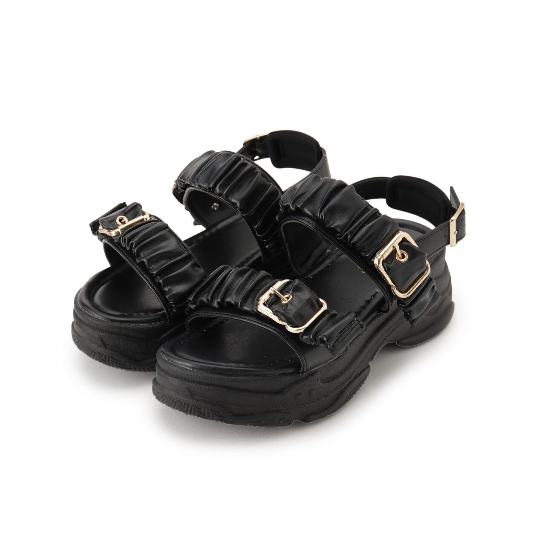 csT&P「厚底クシュクシュベルトスポサン」|サンダル|