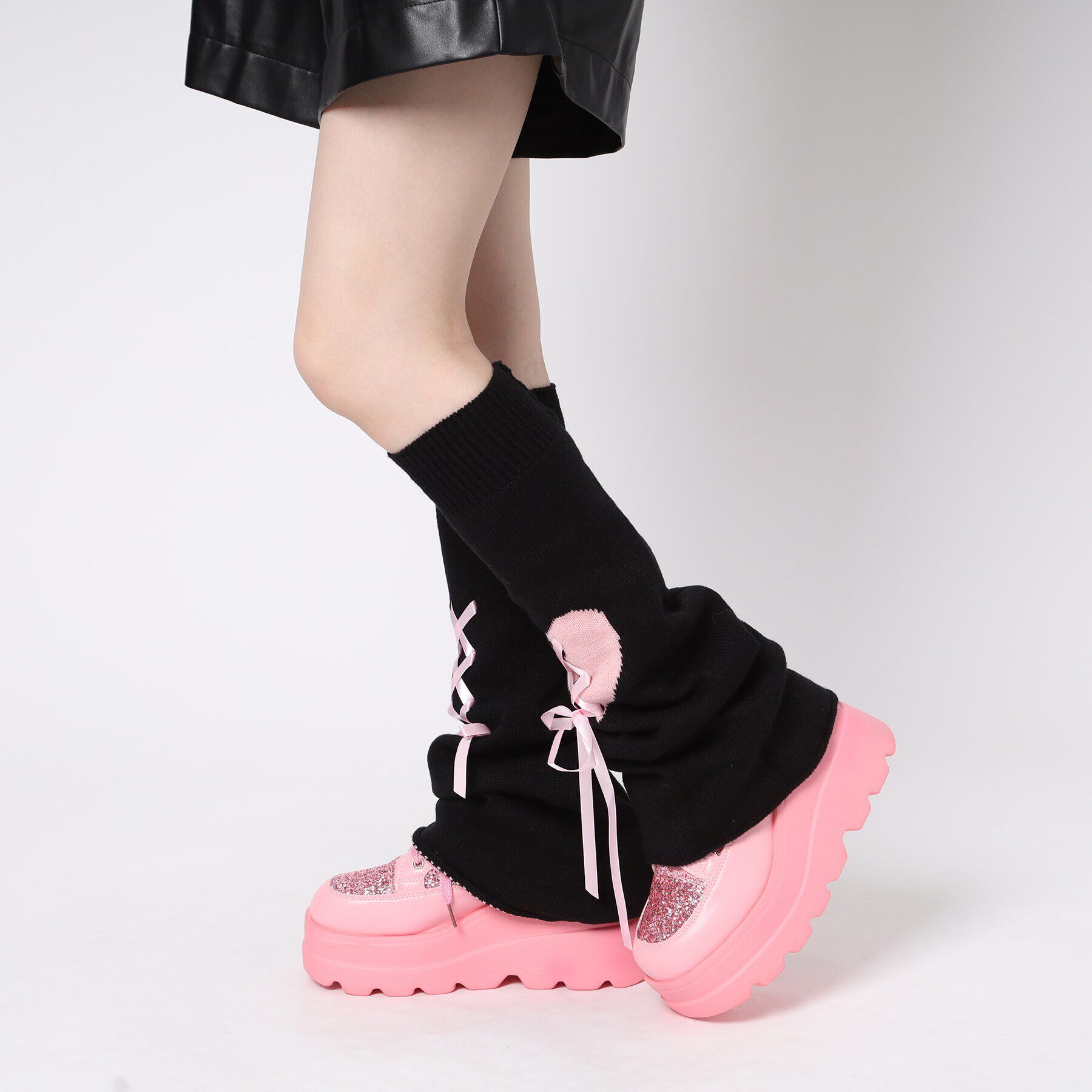 csT&P「厚底グリッタースニーカー」|スニーカー|