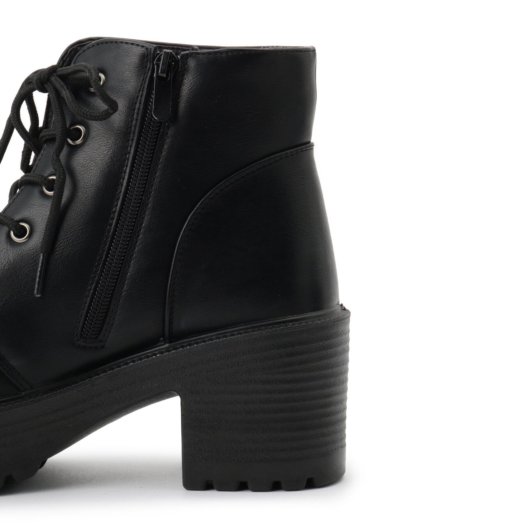 csT&P「軽量厚底レースアップ」|ショートブーツ|