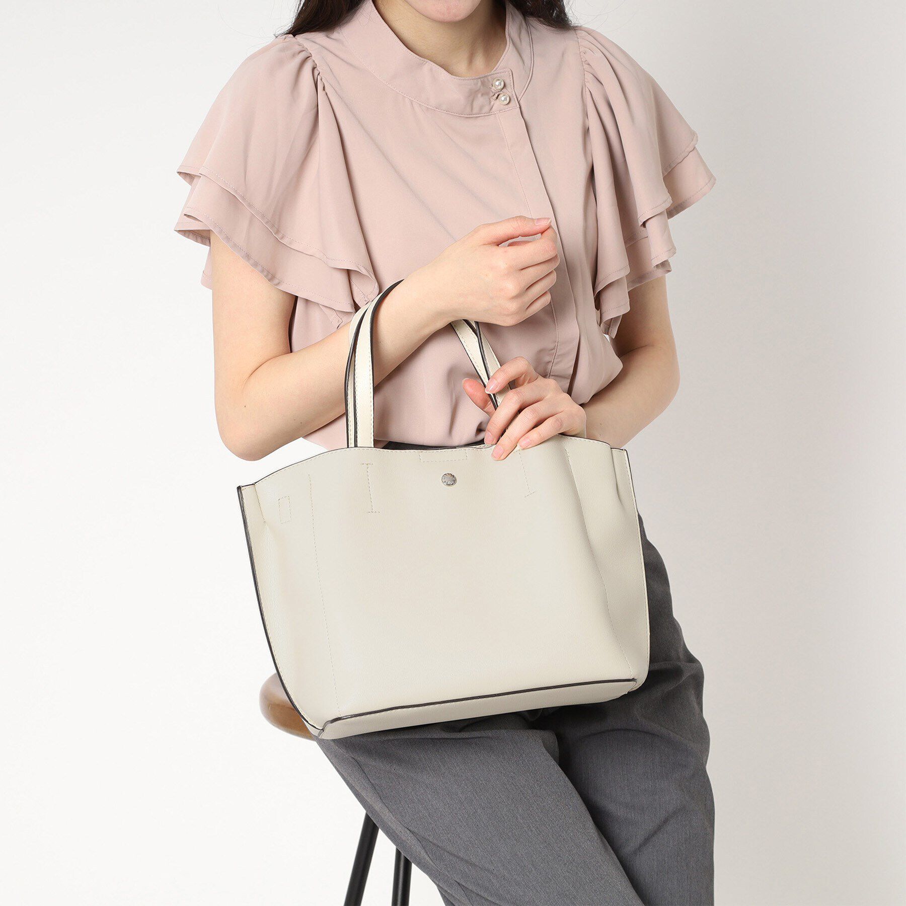 Ober Tashe「かるいかばんPU 2WAYトート」|トートバッグ|