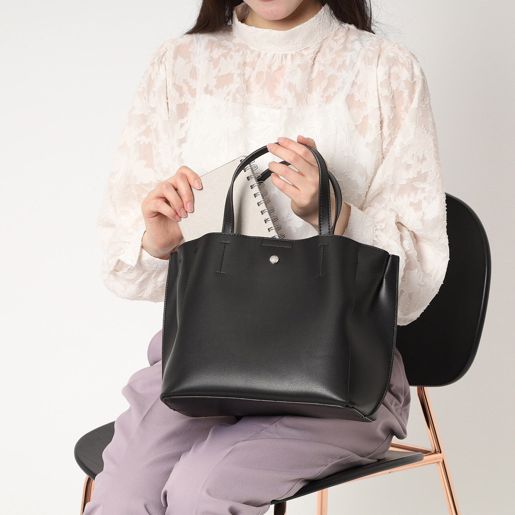 Ober Tashe「かるいかばんPU 2WAYトート」|トートバッグ|