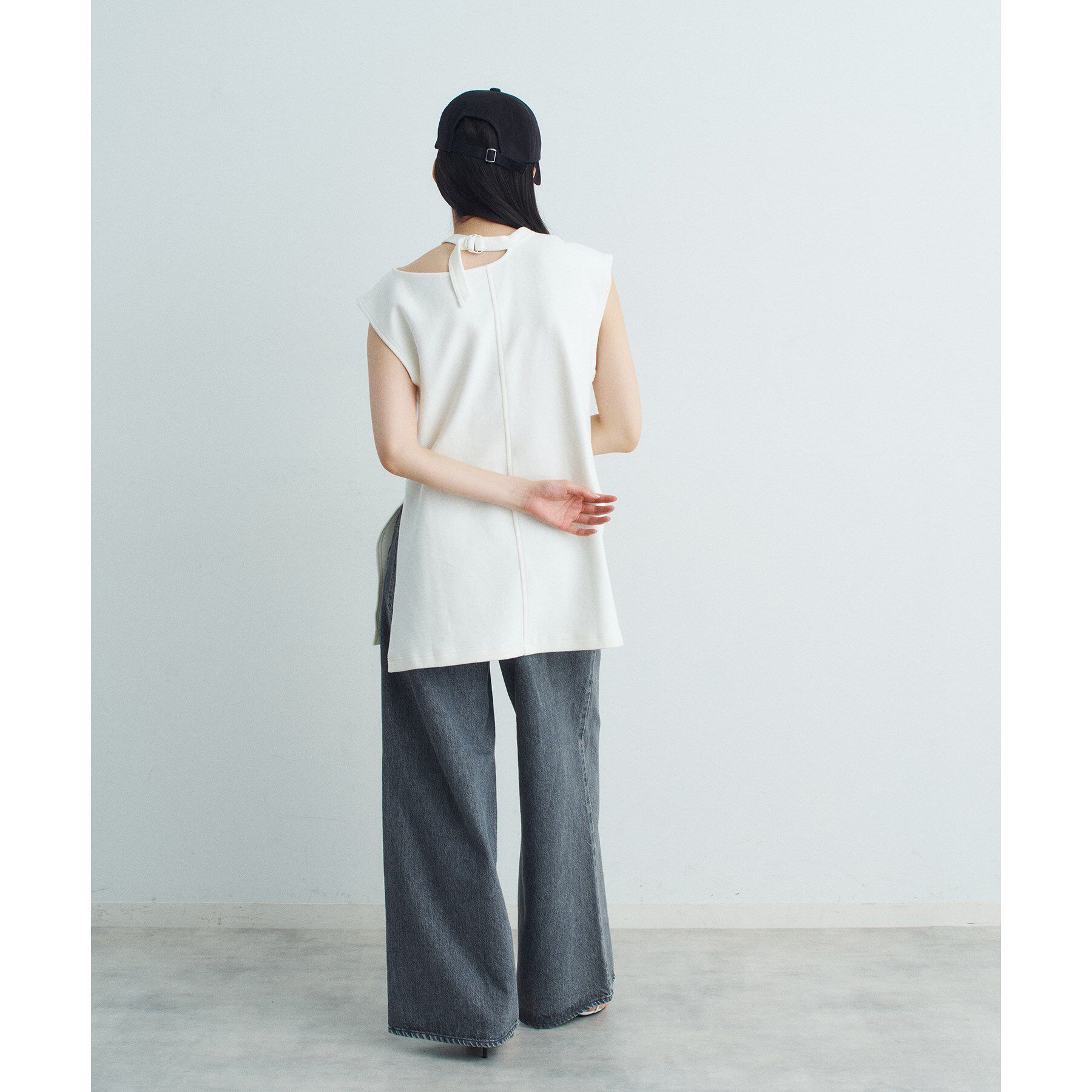 CODE A「pile cutout tee」|Tシャツ・カットソー|