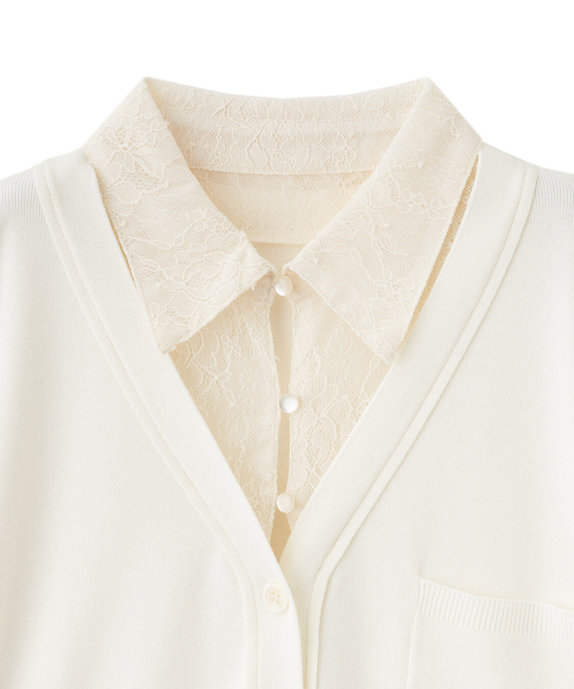 COCO DEAL「レイヤードデザインニット」|ニット・セーター|