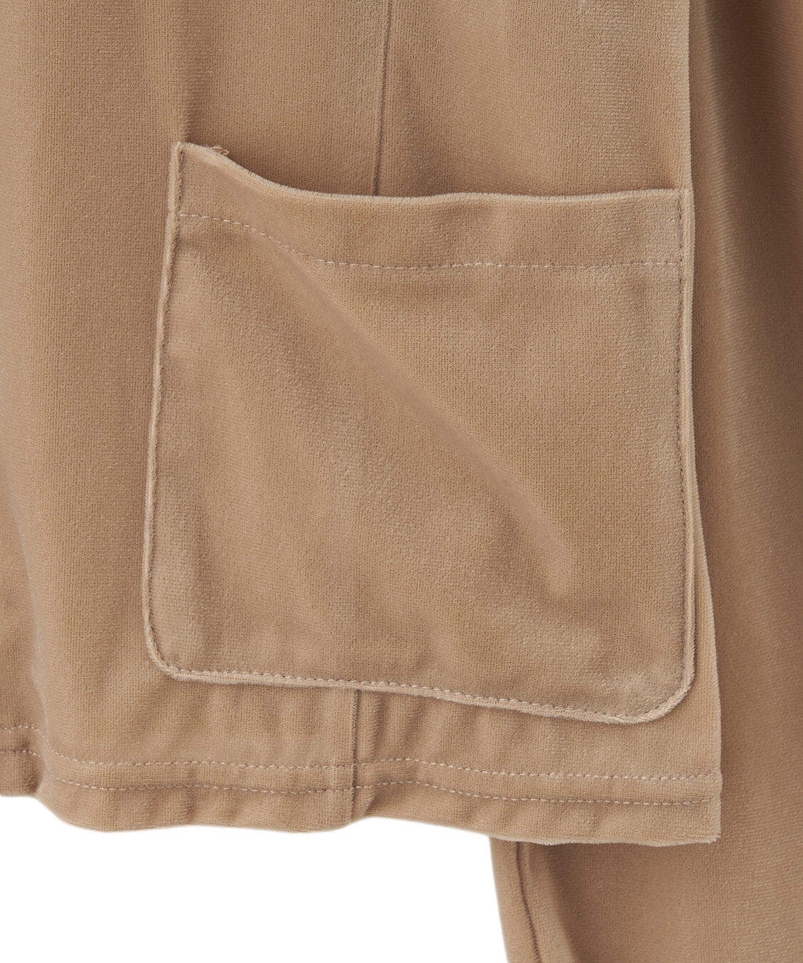 COCO DEAL「ショート丈ベロアカーディガン」|カーディガン|