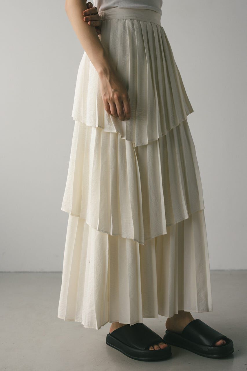 STYLEMIXER「プリーツティアードスカート」|スカート|